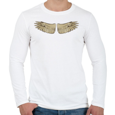 PRINTFASHION Madárszárny (nyitott) - Férfi hosszú ujjú póló - Fehér férfi póló