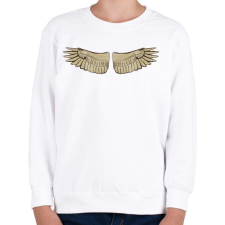 PRINTFASHION Madárszárny (nyitott) - Gyerek pulóver - Fehér gyerek pulóver, kardigán