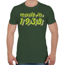 PRINTFASHION made-in-1938-green-grey - Férfi póló - Katonazöld férfi póló