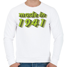 PRINTFASHION made-in-1941-green-grey - Férfi pulóver - Fehér férfi pulóver, kardigán