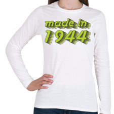 PRINTFASHION made-in-1944-green-grey - Női hosszú ujjú póló - Fehér női póló