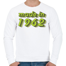 PRINTFASHION made-in-1962-green-grey - Férfi pulóver - Fehér férfi pulóver, kardigán