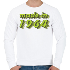 PRINTFASHION made-in-1964-green-grey - Férfi pulóver - Fehér férfi pulóver, kardigán