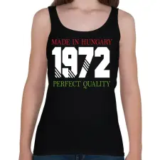 PRINTFASHION Made in hungary - Évszámmal - Női atléta - Fekete női trikó