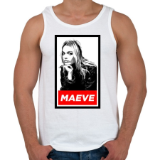 PRINTFASHION Maeve - Férfi atléta - Fehér atléta, trikó