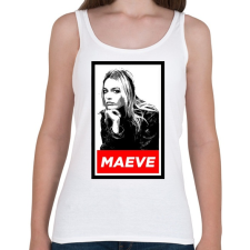 PRINTFASHION Maeve - Női atléta - Fehér női trikó