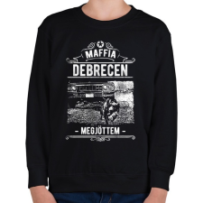 PRINTFASHION Maffia Debrecen - Gyerek pulóver - Fekete gyerek pulóver, kardigán