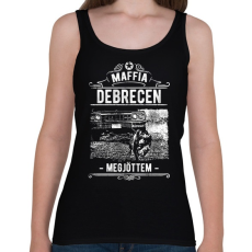 PRINTFASHION Maffia Debrecen - Női atléta - Fekete