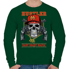 PRINTFASHION Maffia - Férfi pulóver - Sötétzöld férfi pulóver, kardigán