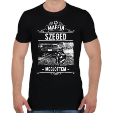PRINTFASHION Maffia Szeged - Férfi póló - Fekete férfi póló