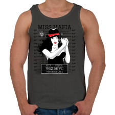 PRINTFASHION Maffialány - Férfi atléta - Sötétszürke atléta, trikó