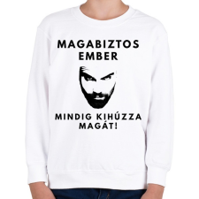 PRINTFASHION MAGABIZTOS EMBER - Gyerek pulóver - Fehér gyerek pulóver, kardigán