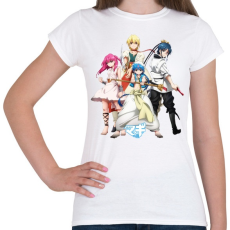 PRINTFASHION Magi: The Labyrinth of Magic - Női póló - Fehér