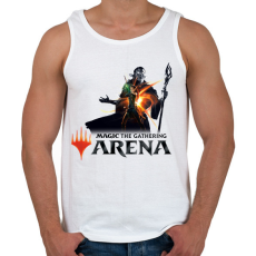 PRINTFASHION Magic The Gathering - Férfi atléta - Fehér