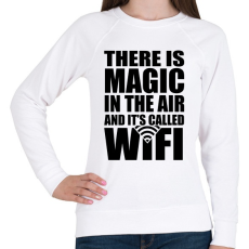 PRINTFASHION Magic WiFi - Női pulóver - Fehér