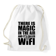 PRINTFASHION Magic WiFi - Sportzsák, Tornazsák - Fehér tornazsák