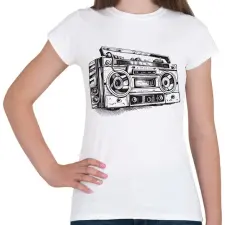 PRINTFASHION magnó  - Női póló - Fehér női póló