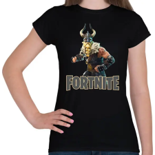 PRINTFASHION Magnus skin Fortnite - Női póló - Fekete női póló