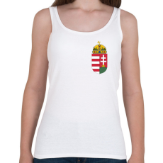 PRINTFASHION Magyar címer - Női atléta - Fehér
