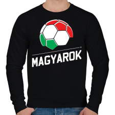 PRINTFASHION Magyar focis ajándék focis póló - Férfi pulóver - Fekete férfi pulóver, kardigán