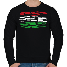 PRINTFASHION Magyar hentes - Férfi pulóver - Fekete férfi pulóver, kardigán