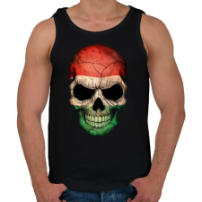 PRINTFASHION Magyar koponya - Férfi atléta - Fekete atléta, trikó