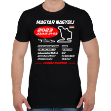 PRINTFASHION Magyar Nagydij 2023 - Férfi póló - Fekete férfi póló