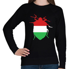 PRINTFASHION Magyar poloska - Női pulóver - Fekete