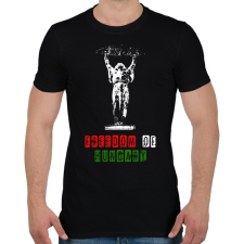 PRINTFASHION magyar szabadság - Férfi póló - Fekete férfi póló
