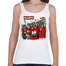 PRINTFASHION Magyar szurkolók - Női atléta - Fehér