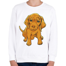 PRINTFASHION Magyar vizsla - Gyerek pulóver - Fehér gyerek pulóver, kardigán