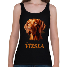 PRINTFASHION Magyar Vizsla - Női atléta - Fekete