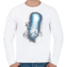 PRINTFASHION Magyarok Angyala - Férfi pulóver - Fehér férfi pulóver, kardigán