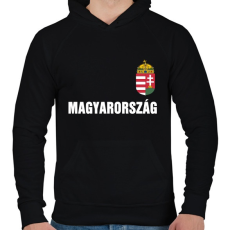 PRINTFASHION Magyarország 2021 - Férfi kapucnis pulóver - Fekete