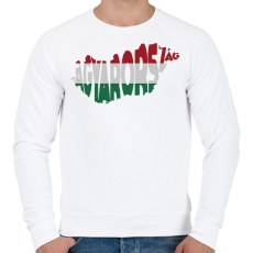 PRINTFASHION Magyarország - Férfi pulóver - Fehér