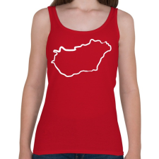 PRINTFASHION Magyarország - Női atléta - Cseresznyepiros női trikó