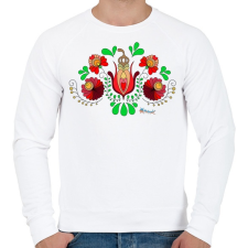 PRINTFASHION Magyaros - Férfi pulóver - Fehér férfi pulóver, kardigán