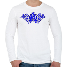 PRINTFASHION Magyaros minta6 - Férfi hosszú ujjú póló - Fehér