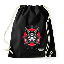 PRINTFASHION Maine Coon - Sportzsák, Tornazsák - Fekete tornazsák