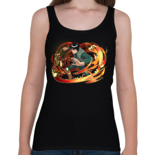 PRINTFASHION Maito Gai - Női atléta - Fekete női trikó