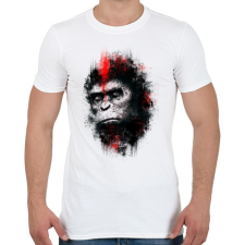 PRINTFASHION Majmok bolygója - Férfi póló - Fehér férfi póló