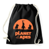 PRINTFASHION Majmok bolygója - Sportzsák, Tornazsák - Fekete