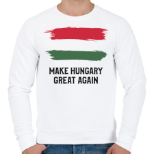 PRINTFASHION MAKE HUNGARY - Férfi pulóver - Fehér férfi pulóver, kardigán