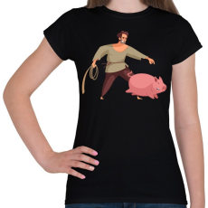 PRINTFASHION Malacfogó - Női póló - Fekete