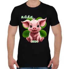 PRINTFASHION malacka - Férfi póló - Fekete férfi póló