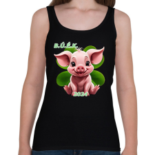 PRINTFASHION malacka - Női atléta - Fekete női trikó