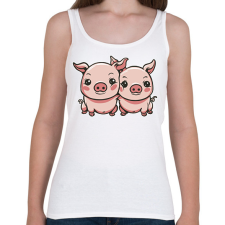 PRINTFASHION Malacok - Női atléta - Fehér női trikó