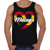 PRINTFASHION malaga - Férfi atléta - Fekete