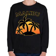 PRINTFASHION Malibu - Gyerek pulóver - Fekete