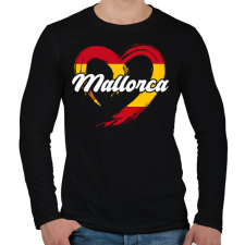 PRINTFASHION Mallorca - Férfi hosszú ujjú póló - Fekete férfi póló